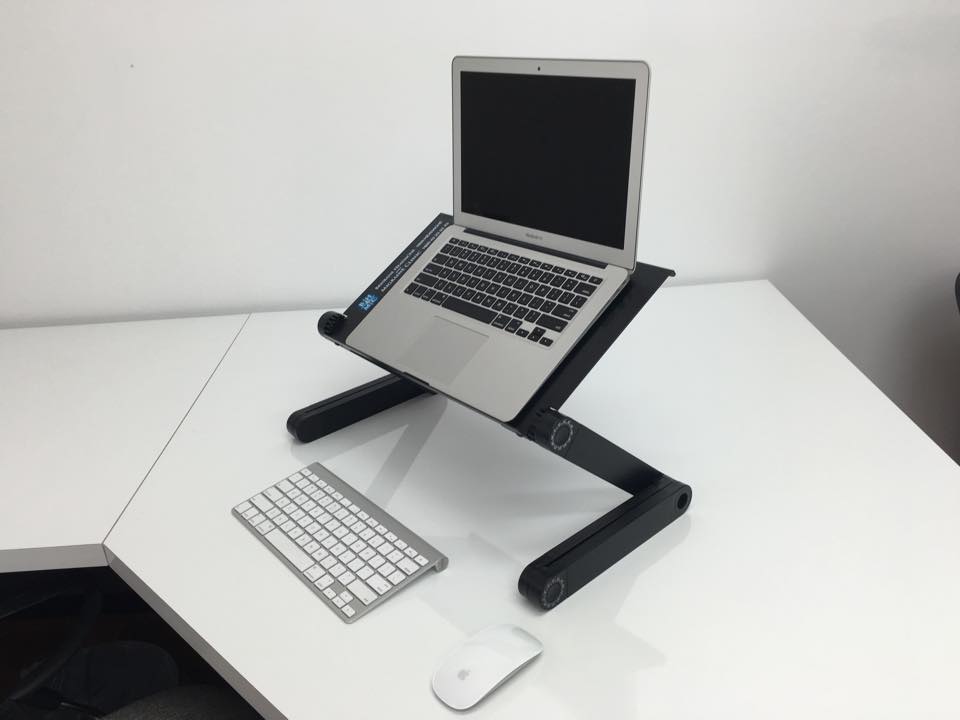 Laptop stand ergonomics